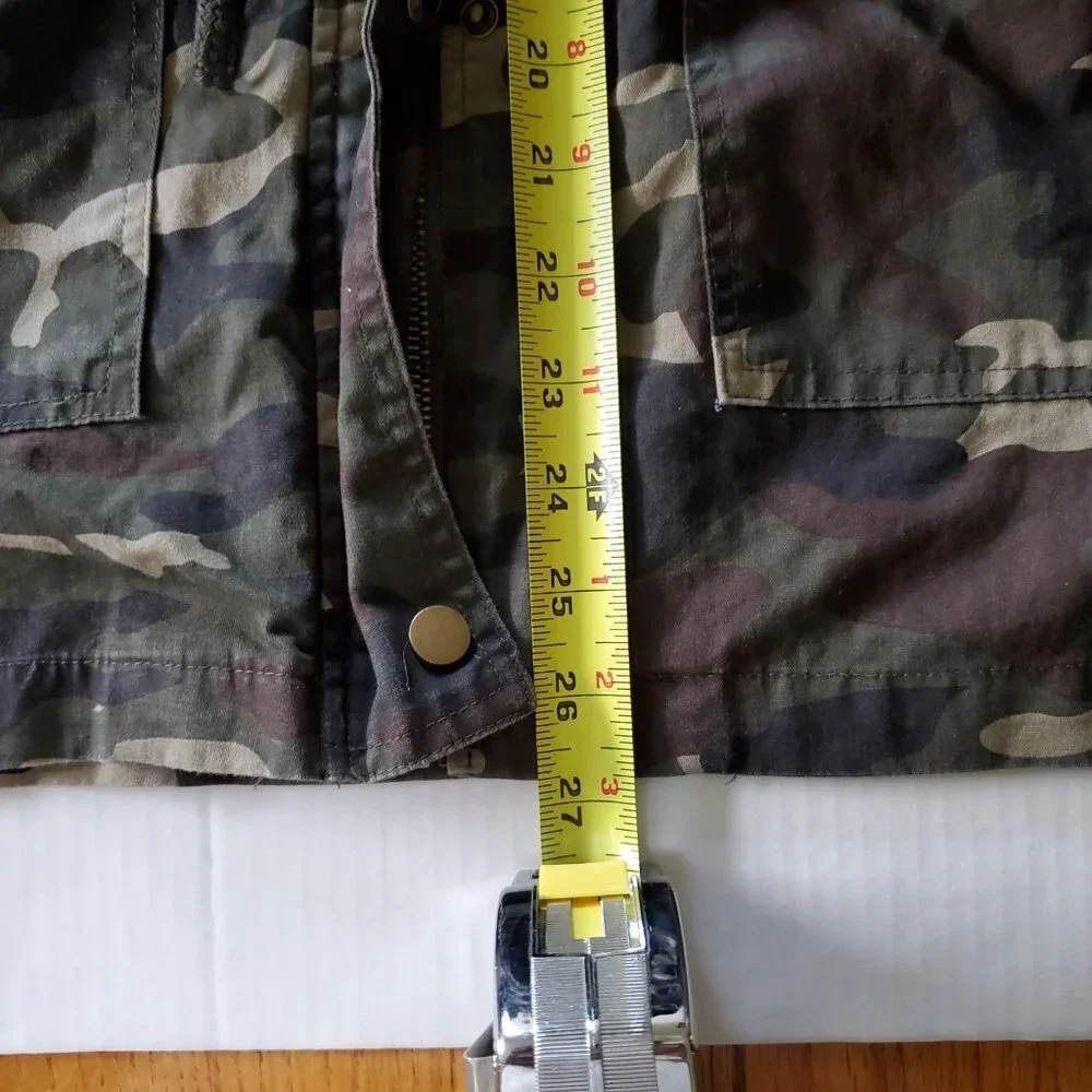 Zenana Outfitters Camouflage Utility Vest with Hood